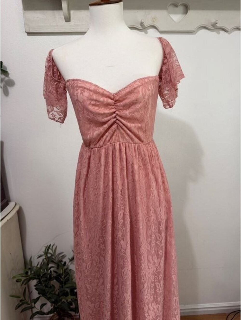 Pink Lace Gown